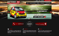 Batteries 911 Website Design
