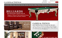 Games and Things Ecommerce Web Design